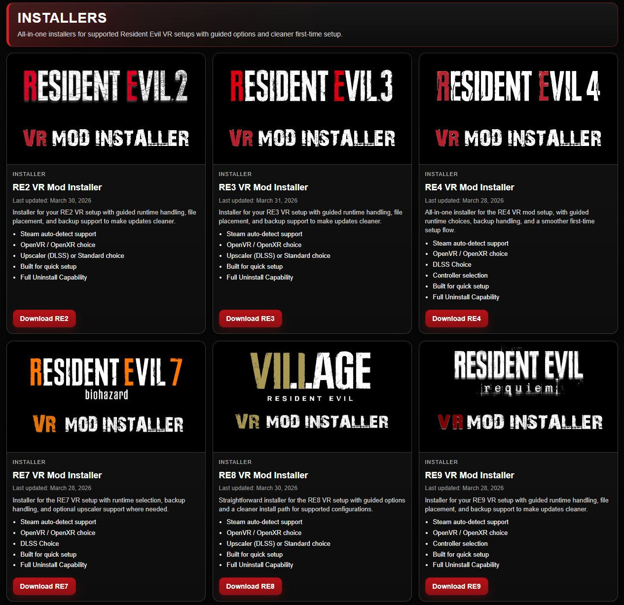 生化危机VR Mod一键安装工具，小白也能玩