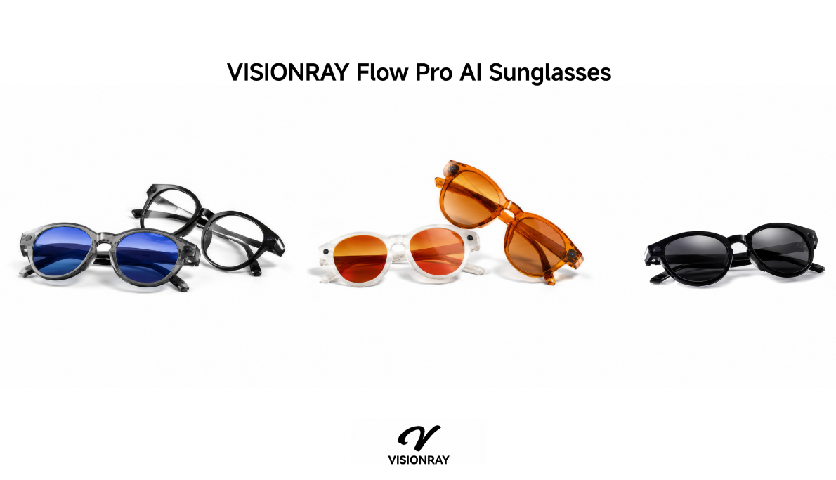DPVR发布VisionRay Flow Pro AI太阳镜，轻至35克续航12小时