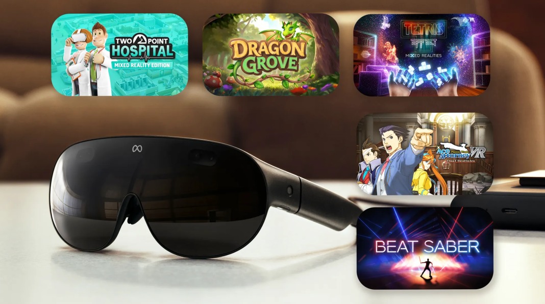 Meta VR Glasses游戏阵容：Beat Saber新体验，支持手部追踪